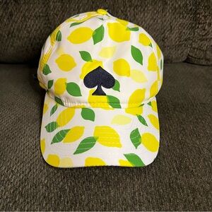Kate Spade Lemon Toss Baseball Hat NEW